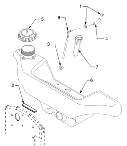 Part Location Diagram of 731-3268 Cub Cadet Trim, Tank Protector